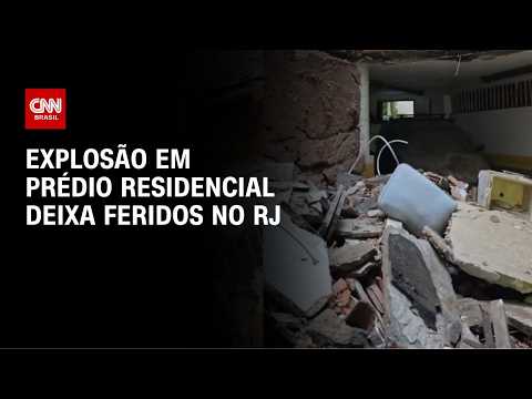 Explosão em prédio residencial deixa quatro feridos no Rio; veja| CNN NOVO DIA