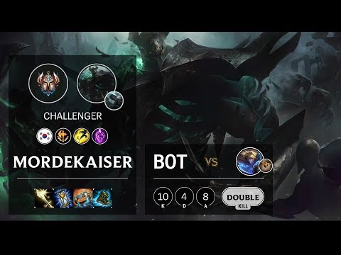 Mordekaiser Bot vs Ezreal - KR Challenger Patch 10.7