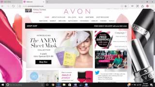 How to Share Your Avon Brochure Online