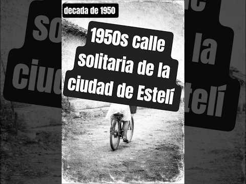 Nicaragua1950 calle solitaria de la ciudad de Estelí o de la Trinidad,la foto no es de mi propiedad