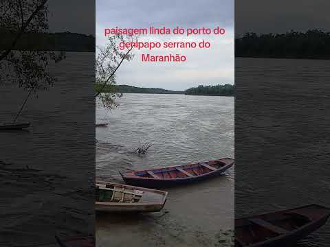 paisagem linda do porto do genipapo serrano do Maranhão