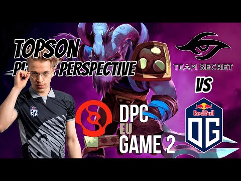 Topson [Riki] Team Secret VS OG - DOTA PRO CIRCUIT 2021 - GAME 2