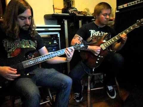 Trivium - Drowned And Torn Asunder (Dual Guitar Cover)