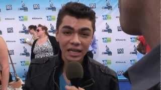 Adam Irigoyen (Shake It Up) Interview By Ken Spector at 2012 VH1 Do Something Awards