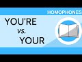 You're vs. Your - Homophones