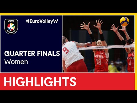 Turkey vs. Poland Highlights - #EuroVolleyW