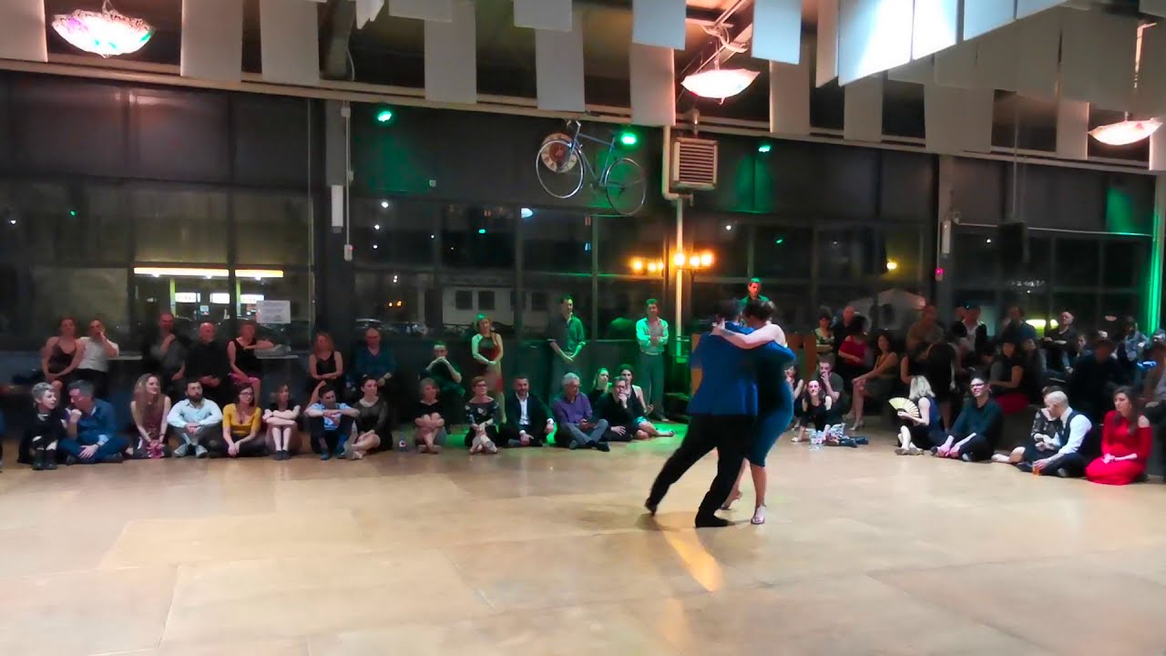 Claudia Cavagnini y John Zabala Milonga Parque Patricios (El Fortino, Torino - Italia)