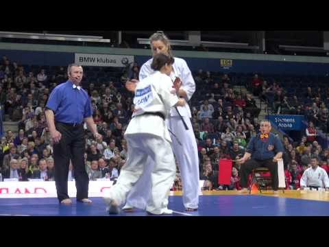 【新極真会】The 5th Karate World Cup WOMEN HEAVY WEIGHT Semifinal 2 Balsyte vs. Shoguchi