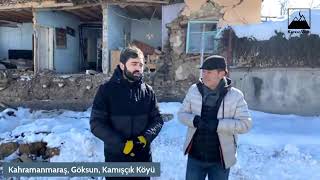 Deprem Bölgesi, Kahramanmaraş, Göksun, Kamışçık Köyü - Canlı Yayın