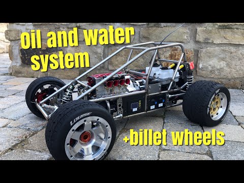 1/5 RC Sprint Car - Toyan Oil and water system plus billet wheels and tires