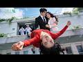 On wedding eve, he pushed me off a roof to save mistress—called off the wedding, left！Now you cry!