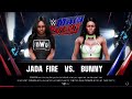 WWE Main Event Bunny Vs Jada Fire
