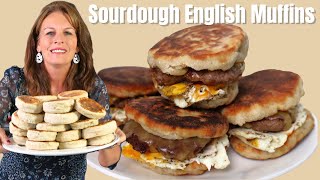 Homemade Sourdough English Muffins — Better Than Store Bought
