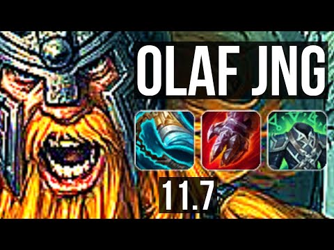 OLAF vs REK'SAI (JUNGLE) | 15/2/14, Rank 7 Olaf, Legendary | BR Challenger | v11.7