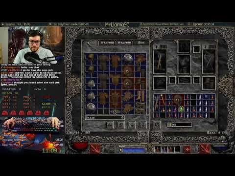 Diablo 2 - Amazon Any% Normal World Record Attempts - Day 3