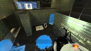 Portal 2 "Antiquated Ricochets" Intended Solution