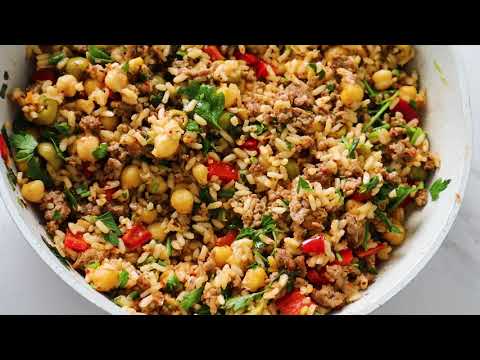 Ground Turkey and Rice Skillet Recipe | Healthy Dinner Idea