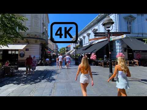 Serbia 4K [Walking Tour] Belgrade — 1 HOUR Walking Tour