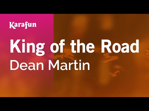 King of the Road - Dean Martin | Karaoke Version | KaraFun