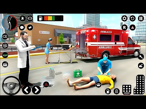 Ambulance Rescue City Driving 3D - 911 Rescue Emergency Van Simulator - Android GamePlay #1
