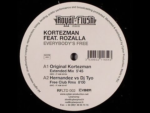 Kortezman feat. Rozalla - Everybody's free (Original Kortezman Extended Mix)