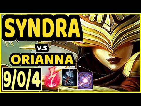 SERTUSS (SYNDRA) vs ORIANNA - 9/0/4 KDA MID CHALLENGER GAMEPLAY - EUW