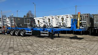 Venta de Mega 40 Ft Tipping container chassis 2 x 20, 1 x 30, 40 FT == READY T semirremolque de contenedores - Imagen 4 | Autoline CO Mega 40 Ft Tipping container chassis 2 x 20, 1 x 30, 40 FT == READY T semirremolque de contenedores | Imagen 4 - Autoline
