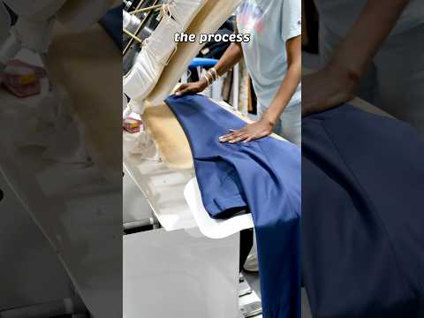 How Pants Are Pressed At The Dry Cleaner #dryclean #explained