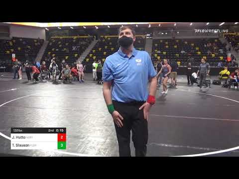 132 Lbs Consolation - Jo-Ellen Hutto, North Carolina Vs Teigan Slauson, Florida