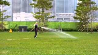 添馬公園草地澆水工作