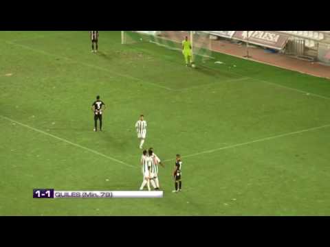 28/08/2016 Resumen CORDOBA B - FC CARTAGENA, gol de Quiles 1-1