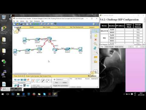 Cisco packet tracer CCNA Lab 5.6.2.2