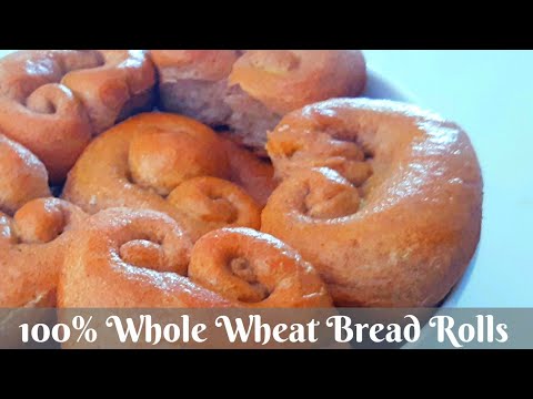 Petit Brown Bread Rolls | Beautiful Soft Fluffy Whole Grain Rolls | Homemade Mini Whole Wheat Rolls