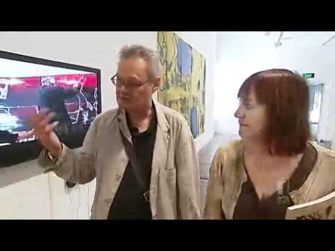 Mike Parr uses body in topical exhibition