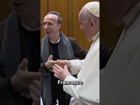 When Roberto Benigni met Pope Francis