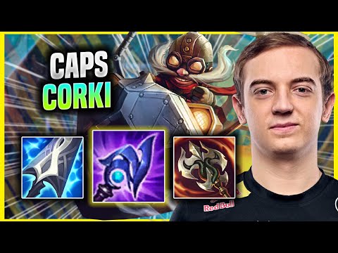 CAPS PERFECT GAME WITH CORKI! - G2 Caps Plays Corki Mid vs Zilean! | Season 2022