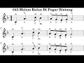 043-Malam Bulan Di Pagar Bintang music sheet