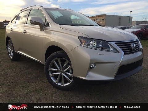 New Tan 2015 Lexus RX 350 AWD Sportsdesign Edition Review North Edmonton