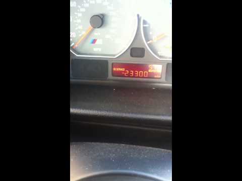 BMW E46 M3 Oil Change Reset