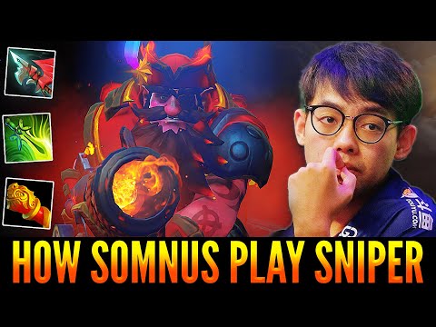 Thats How SOMNUS Is Playing Sniper Mid vs So Many Counters - Dota 2 Highlights