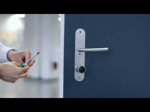 KESO Integra Zutrittslösung - Installation Drehknaufzylinder