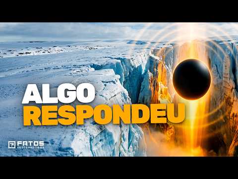 O misterioso sinal encontrado em uma fenda na Antártida