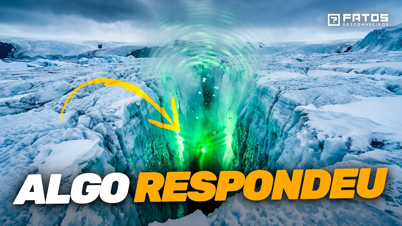 Fenda na Antártida revela um sinal vindo das profundezas