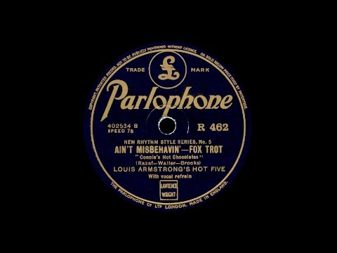 Louis Armstrong - Ain't Misbehavin' (1929) [Master Pressing]