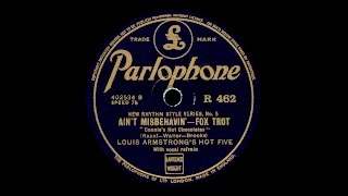 Louis Armstrong - Ain't Misbehavin' (1929) [Master Pressing]