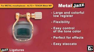 JAZZ LIGATURE SAXOPHONE BG FRANCK BICHON