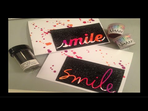 Nuance Water Color Smile Card #30 by Demo Donna