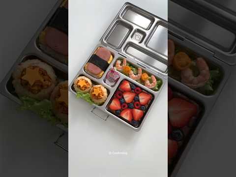 Pack a Bento for My Daughter  - day 116 🍱 和我一起做便當#lunchbox #cooking  #bento #asmrvideo #food
