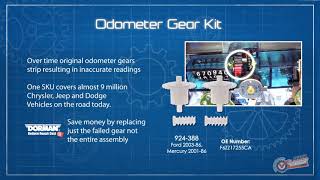 Odometer Gear Kit - video thumbnail 2