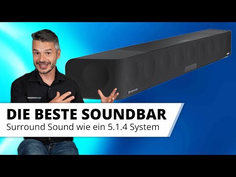 Sennheiser AMBEO Max - beste Soundbar durch überlegene Technik. Präziser 3D Sound. Virtuelles 5.1.4